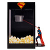 Front view of the official Superman 2025 movie machine popcorn bucket