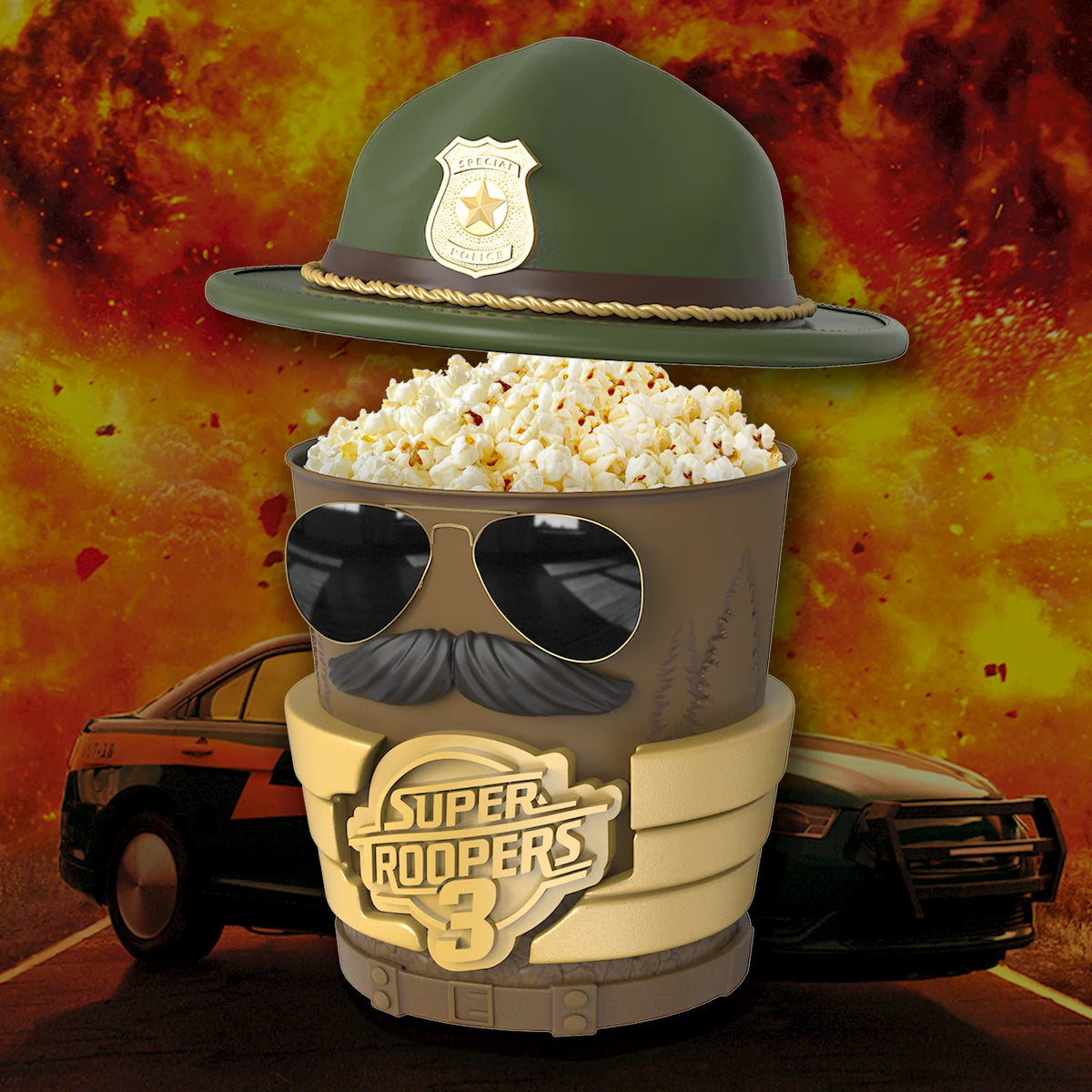 Super Troopers 3 popcorn bucket