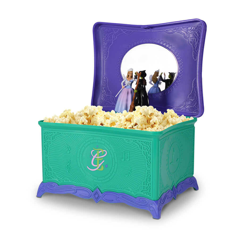 Wicked For Good Music Box Popcorn Bucket side angle