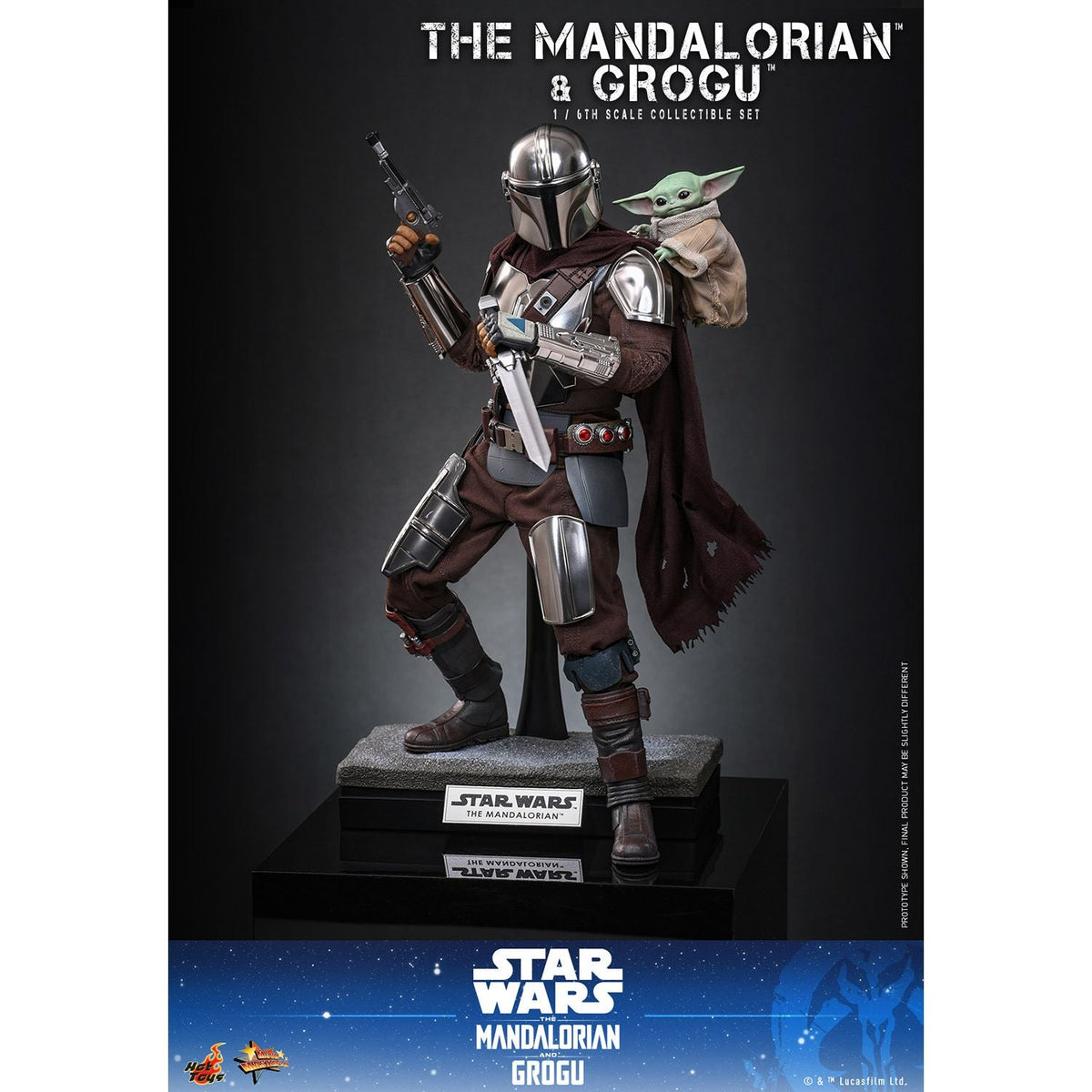 The Mandalorian & Grogu 1/6th Scale Figure Set