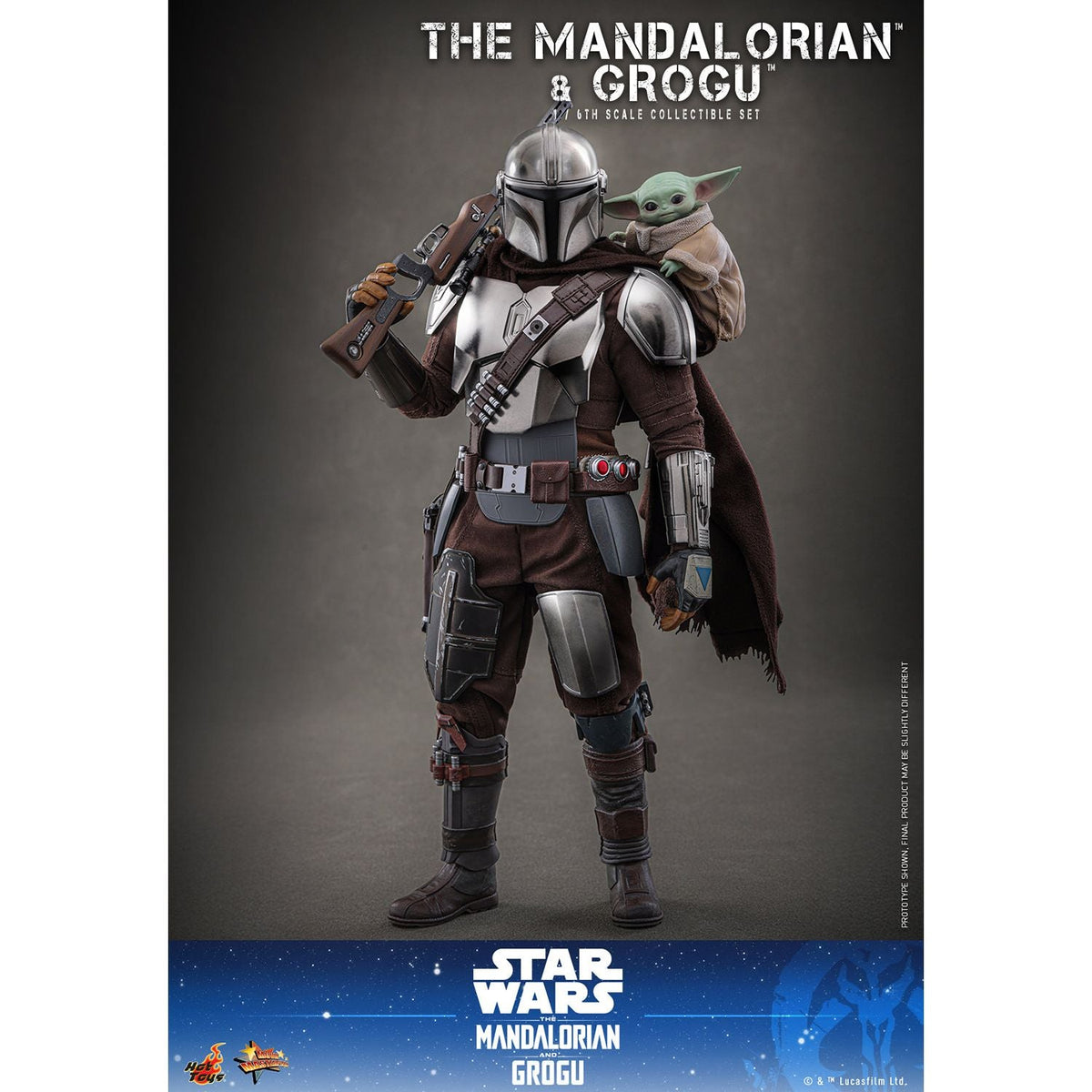 The Mandalorian & Grogu 1/6th Scale Figure Set