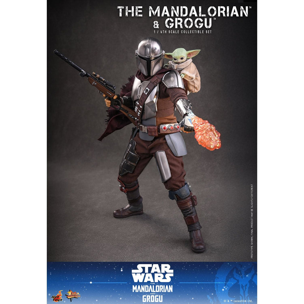 The Mandalorian & Grogu 1/6th Scale Figure Set