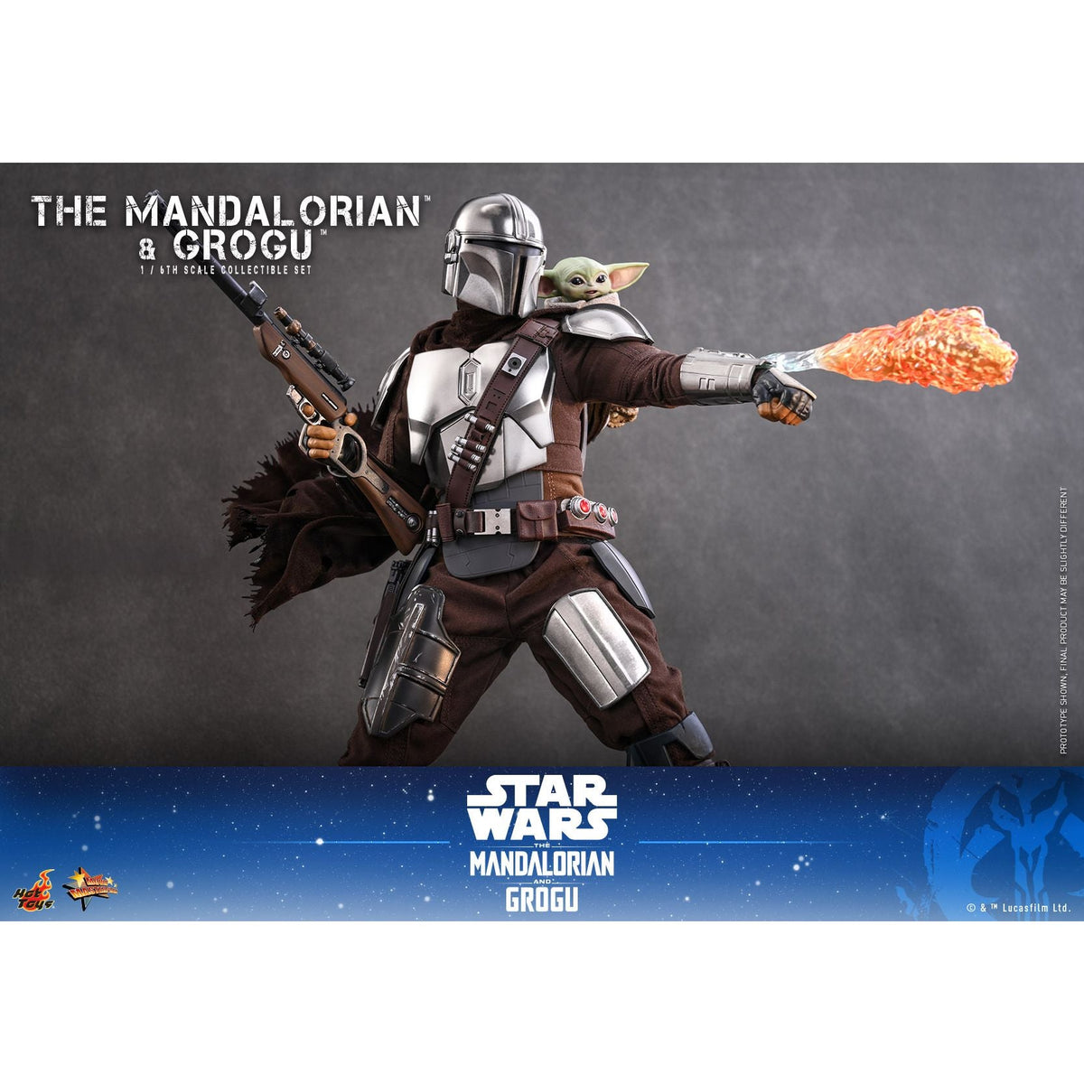 The Mandalorian & Grogu 1/6th Scale Figure Set