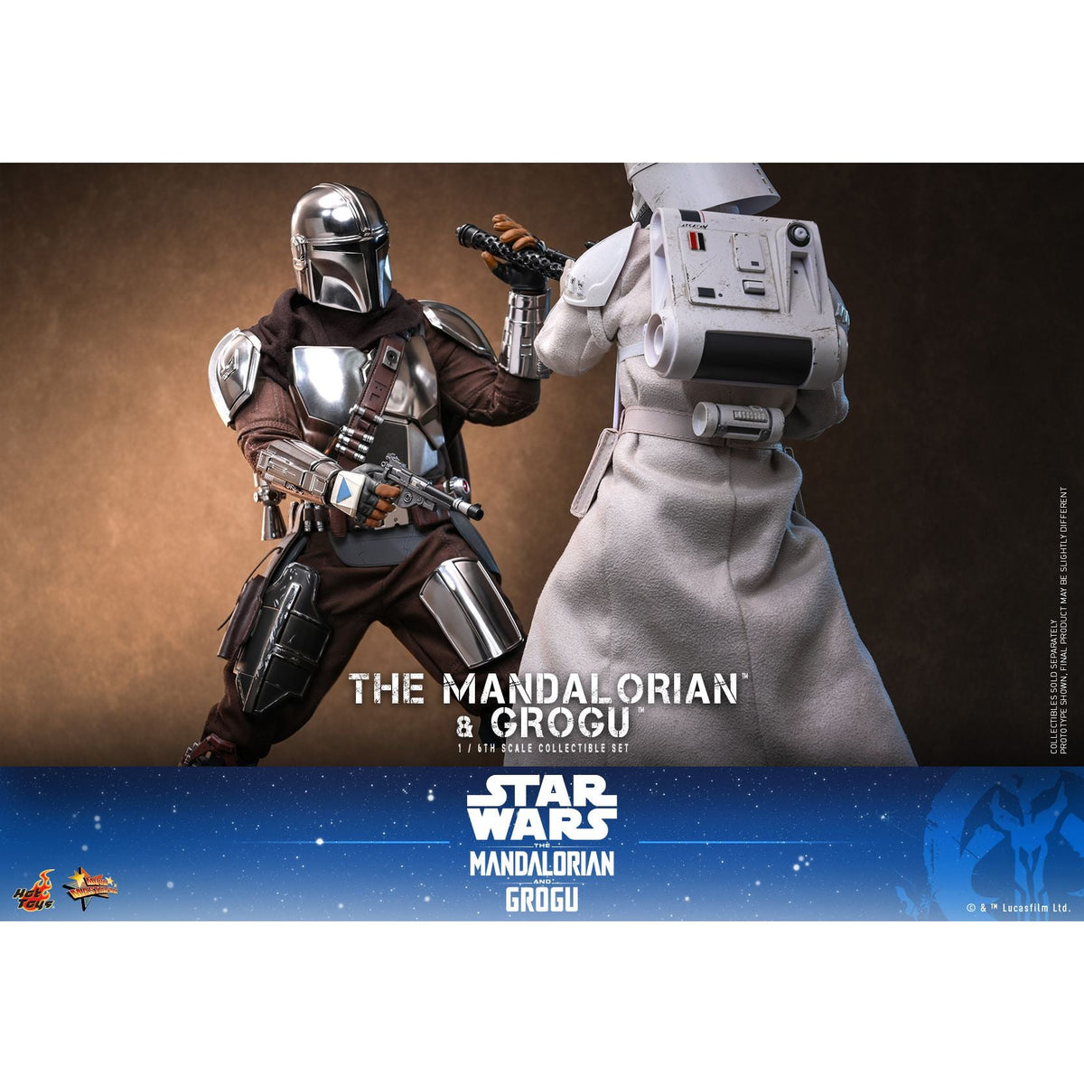 The Mandalorian & Grogu 1/6th Scale Figure Set
